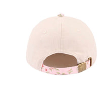 Load image into Gallery viewer, The PINK Floral HorseShoe Cap

