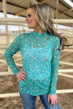 Load image into Gallery viewer, The Bandana Babe Mesh Turquoise S-3X
