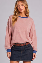 Load image into Gallery viewer, The Westville Stripe Red &amp; Oatmeal Vintage Top S-L
