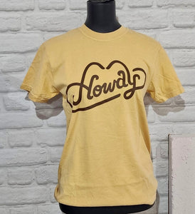 The Mustard Howdy Tee S-XL