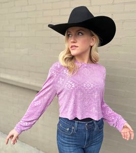 The Chillville Top in Lavendar S-XL