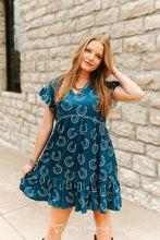 Load image into Gallery viewer, The Blue Horseshoe Dress S-XL
