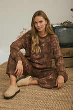Load image into Gallery viewer, The El Paso Chocolate Crewneck Top  S-L

