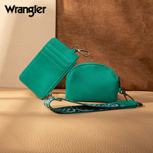 Load image into Gallery viewer, The Wrangler RFID Coin Card Pouch Turquoise Set

