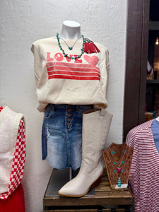 The Retro Love Sweatshirt S-XL