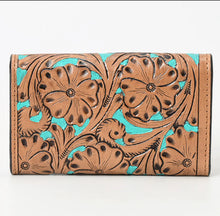 Load image into Gallery viewer, The Seguin Tooled Wallet by American Darling
