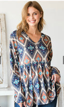 Load image into Gallery viewer, The Richardson Aztec Hooded Top S-L
