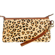 Load image into Gallery viewer, The Cheetah Hair-On Wristlet
