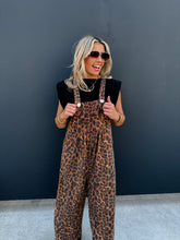 Load image into Gallery viewer, The Karli Boho Leopard Overalls S-2X
