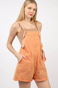 The Laredo Romper in Salmon S-L