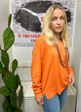 Load image into Gallery viewer, The Katy Sweater in Orange S-L
