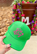 Load image into Gallery viewer, Take It Easy Kelly Green Trucker Hat
