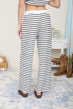 Load image into Gallery viewer, The Bailey Black Stripe Pants S-L
