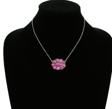 Load image into Gallery viewer, The Flora Pink Concho Necklace
