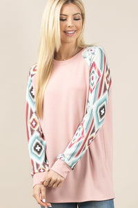 The Brazos County Aztec Top S-L