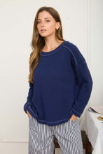 Load image into Gallery viewer, The Plano Navy Top S-L
