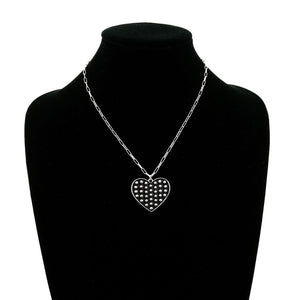 The Western Bubble Heart Necklace