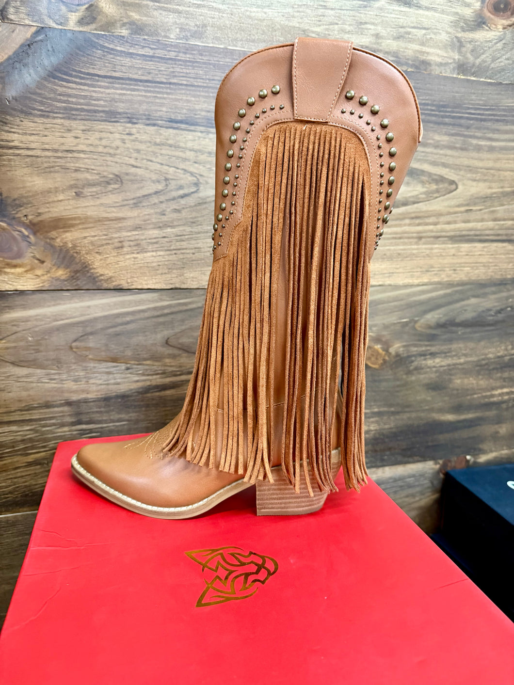 The Adela Fringe Cowboy Boots