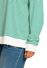Load image into Gallery viewer, The Kelley Stripe Rib Banded Pullover S-3X
