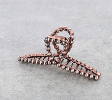 Load image into Gallery viewer, The Copper-Pearl Claw Clip
