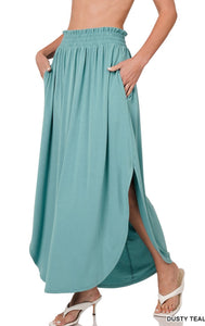 The Runaway June Maxi Dusty Teal S-XL