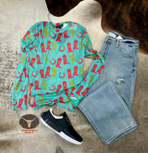 Load image into Gallery viewer, The Cactus Boots Mesh Top S-L
