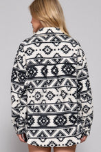 Load image into Gallery viewer, The Mesa Black Aztec Shacket S-L

