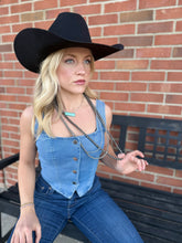 Load image into Gallery viewer, The Celina Denim Vest S-L
