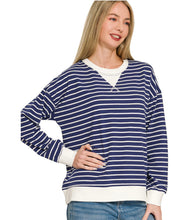 Load image into Gallery viewer, The Nave Stripe Pullover S-3X
