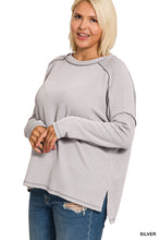 Load image into Gallery viewer, The Trinity Silver Ribbed Top S-3X
