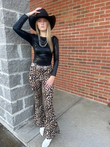 The Laredo Leopard Flare Pants S-L