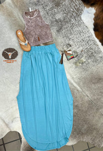 The Runaway June Maxi Dusty Teal S-XL