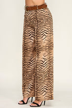 Load image into Gallery viewer, The Paden Camel Zebra Pants S-L
