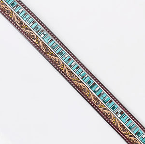 The Live Oak American Darling Hand Tooled Belt S-L
