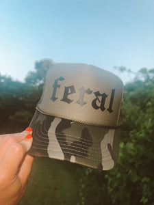 Feral Camo Trucker Hat