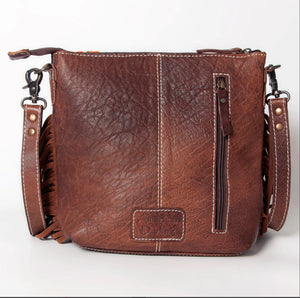 The Coppell Aztec Concealed Carry Saddle Bag with Fringe
