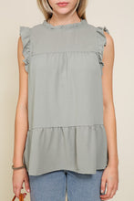 Load image into Gallery viewer, The Belton Boho Babydoll Sage Top S-XL
