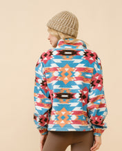Load image into Gallery viewer, The Northlake Blue Aztec 1/4 Pullover S-L
