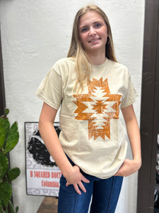 The Brazos Aztec Tee S-2X