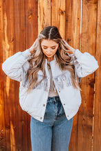 Load image into Gallery viewer, The Ya&#39;ll Fly Puffer Jacket in Chrome S-3X
