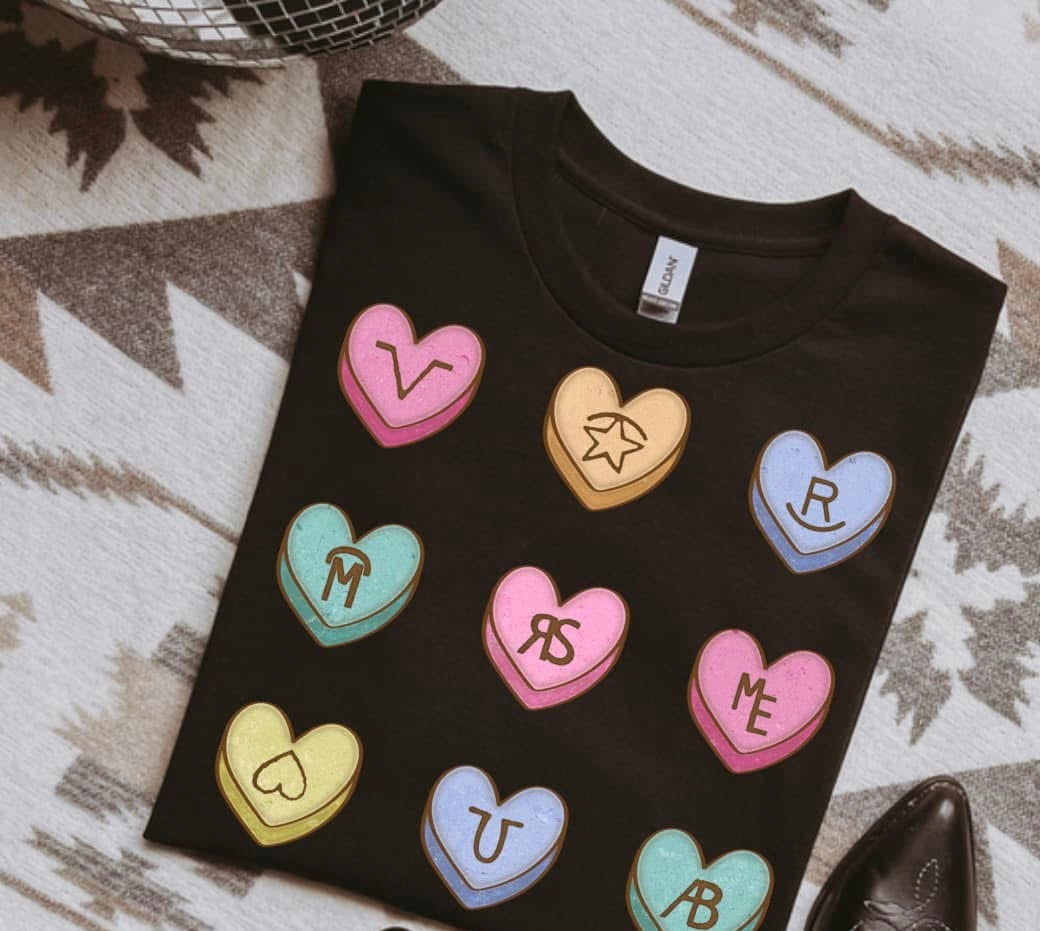 The Brands Conversation Hearts Long Sleeve Tee S-XL
