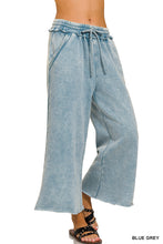 Load image into Gallery viewer, The Tatum Mineral Wash Palazzo Pants in Denim Blue S-3X
