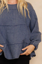 Load image into Gallery viewer, The Athens Denim Top S-L
