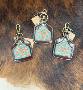 The Prairie Tooled Key Chain