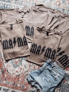 The Mama Tee in Sand S-XL
