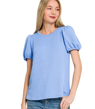 Load image into Gallery viewer, The Willow Top in Cornflower Blue S-L
