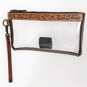 The Tooled Clear Game Day Wristlet
