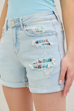 Load image into Gallery viewer, The Aztec Print Patch Shorts by Judy Blue S-L

