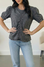 Load image into Gallery viewer, The Holland Black Denim Top S-XL
