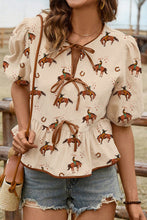 Load image into Gallery viewer, The Cooper Cowboy Tie Top S-XL
